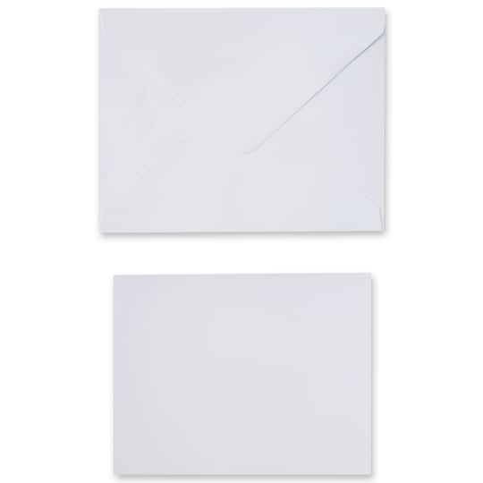 50 Sets of White Flat Cards & Envelopes by Recollections